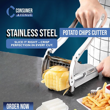 Potato Chips & Vegetable Slicer Cutter – Stainless Steel