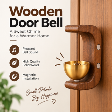 Premium Wooden Magnetic Door Bell