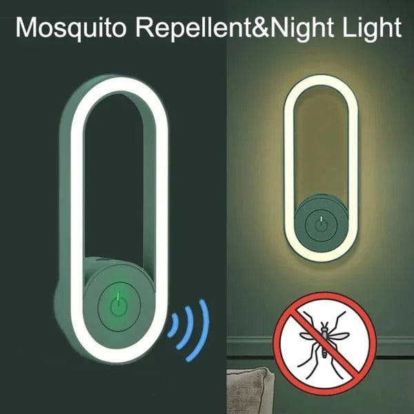 Ultrasonic Mosquito Repellent LED Night Lamp