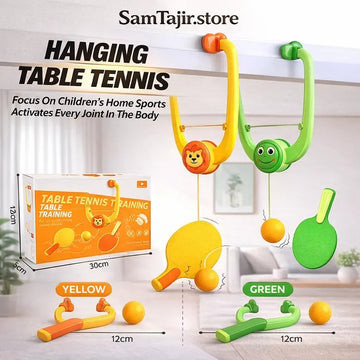 Indoor Hanging Table Tennis Trainer for Kids & Family