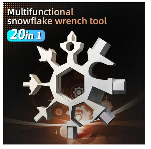 18-in-1 Mini Snowflake Stainless Steel Tool
